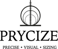 Prycize Logo Registered Trademark Precise Visual Sizing Photographic Height Gauges for miniature, small and medium sized objects